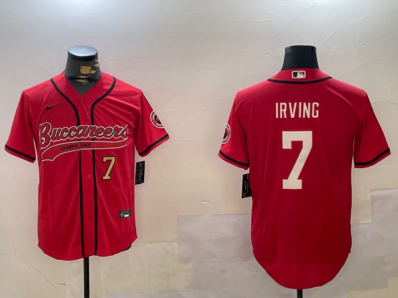 Men Tampa Bay Buccaneers #7 Irving Red Joint Name 2024 Nike Limited NFL Jersey style 2->tampa bay buccaneers->NFL Jersey